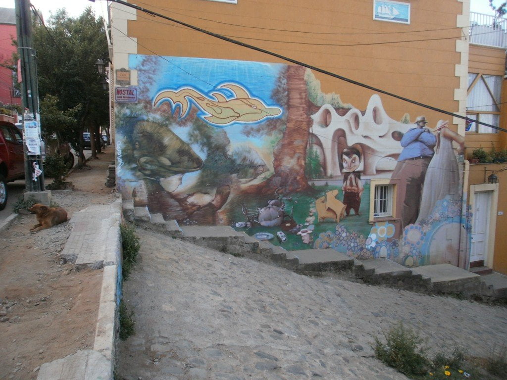 Grafitis en Valparaíso, Chile (2/8)