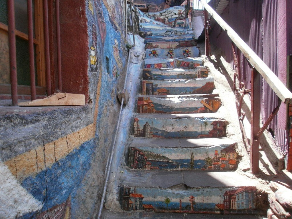 Grafitis en Valparaíso, Chile (7/8)